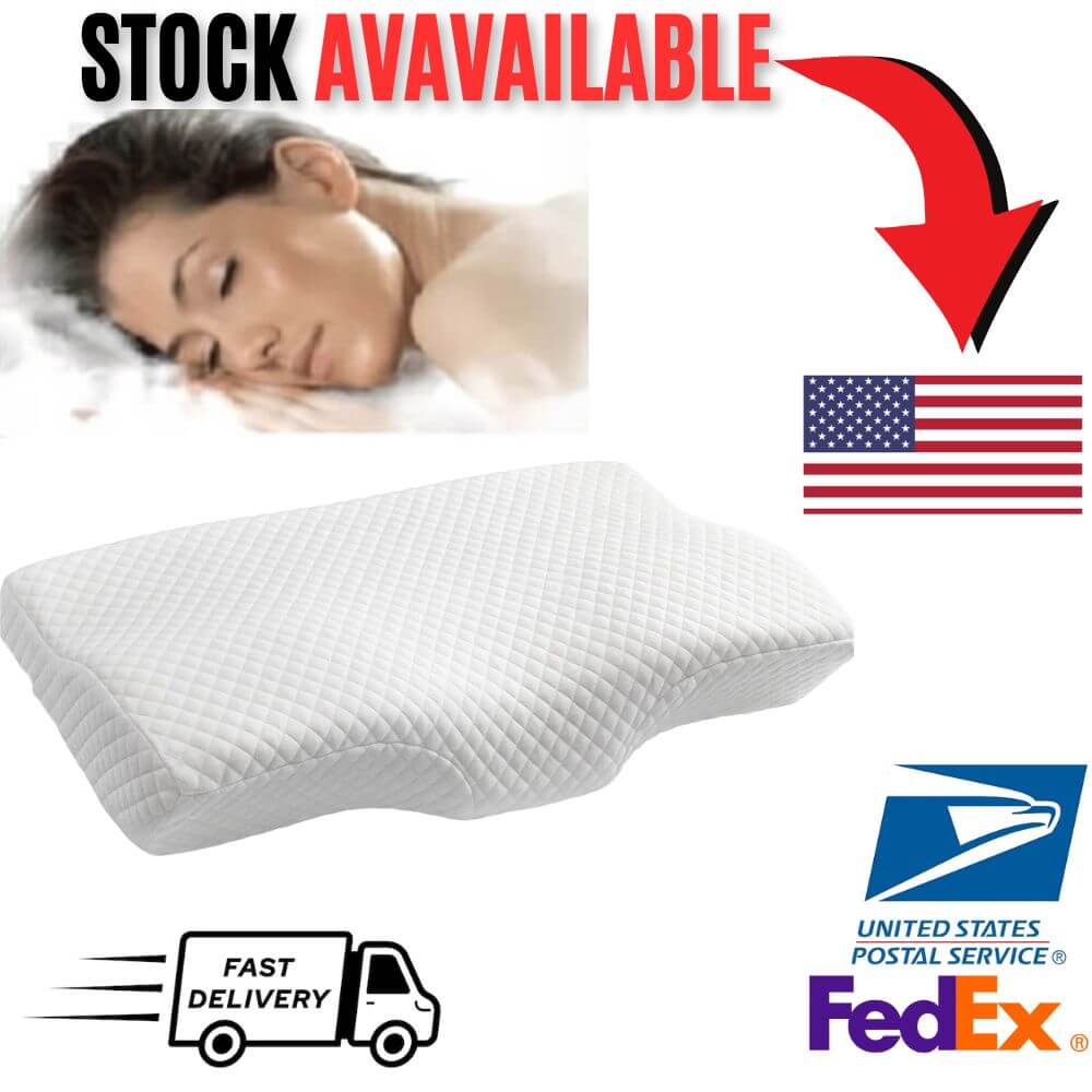 ergonomic neck pillow, memory foam cervical pillow, orthopaedic cervical pillow, contour neck pillow for side sleepers, best cervical pillow for neck pain, cervical pillow