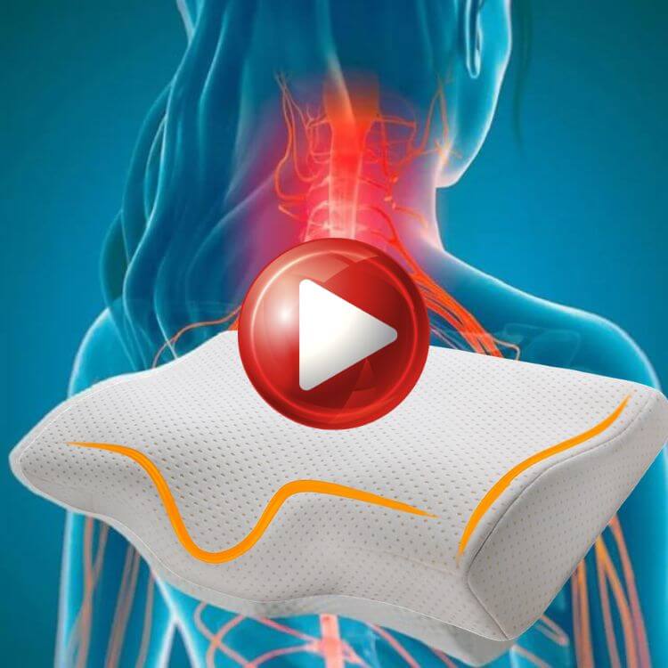 cervical pillow, ergonomic neck pillow, memory foam cervical pillow, orthopaedic cervical pillow, contour neck pillow for side sleepers, best cervical pillow for neck pain
